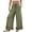 Green, variant on Eytino Pants for Women Wide Leg Elastic Waist Casual Trousers High Waisted Ruffle Hem Palazzo Pants with Pockets