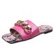 thumbnail image 2 of Zapatillas con punta abierta y plana para mujer, sandalias cómodas, informales, cómodas, para playa Wmkox8yii  ytu849, 2 of 9