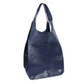 thumbnail image 1 of AMERTEER Women‘s PU Shoulder Bag Large Capacity Bucket Tote Soft Satchel Splicing Design, 1 of 2