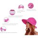 thumbnail image 4 of Sombreros Simplicity para mujer, visera convertible para playa con protección solar UV UPF 50+, 4 of 5