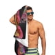 thumbnail image 5 of NYAN CAT Toalla de playa de secado rápido con diseño temático, regalo para mujeres y niñas, ideal para cumpleaños, fans, amantes de la música, uso en la playa o al aire libre,78*180cm, 5 of 6
