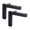Black, variant on Invisible Door Hinges Concealed Designs Door Hinges Simple Install for Household