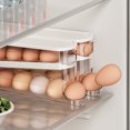 thumbnail image 3 of Egg Box Storage Refrigerator With Transparent Rolling Egg Rack Fresh Refrigerator Storage Box Food Rack Fresh-Keeping Special Artifact Put Inside The Door Rolling Eggs, 3 of 5