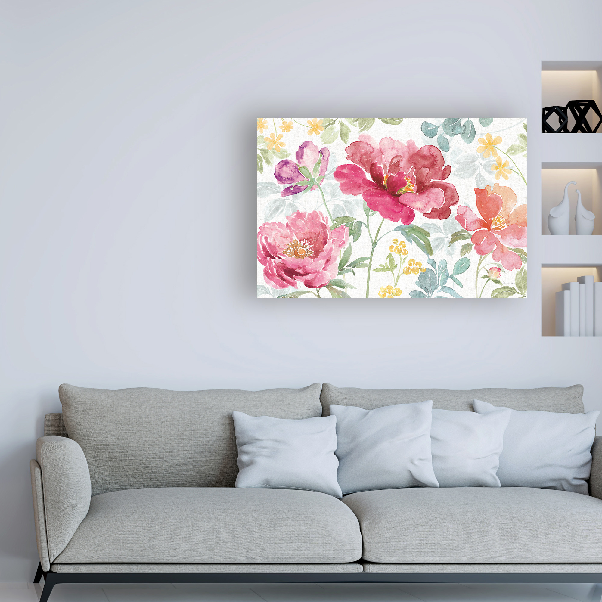 Trademark Fine Art 'Springtime Bloom I' Canvas Art by Beth Grove