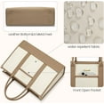 thumbnail image 4 of Lovevook Laptop Tote Bag for Women, Lightweight Pu Leather Work Tote Bag with Clutch Purse, Large Computer Bag Briefcase Fit for 15.6" Laptop, 4 of 8