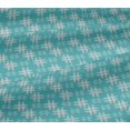 thumbnail image 5 of oneOone Viscose Jersey Fabric Check Kasuri Decor Fabric Printed BTY 60 Inch Wide, 5 of 5