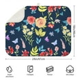thumbnail image 2 of Microfibre Drying Mat for Kitchen Pioneer Dish Drying Drainer Mat Absorbent Colorful Floral Drying Mat Washing Up for Glass, Plate & Cup 18inch X 24inch, 2 of 5