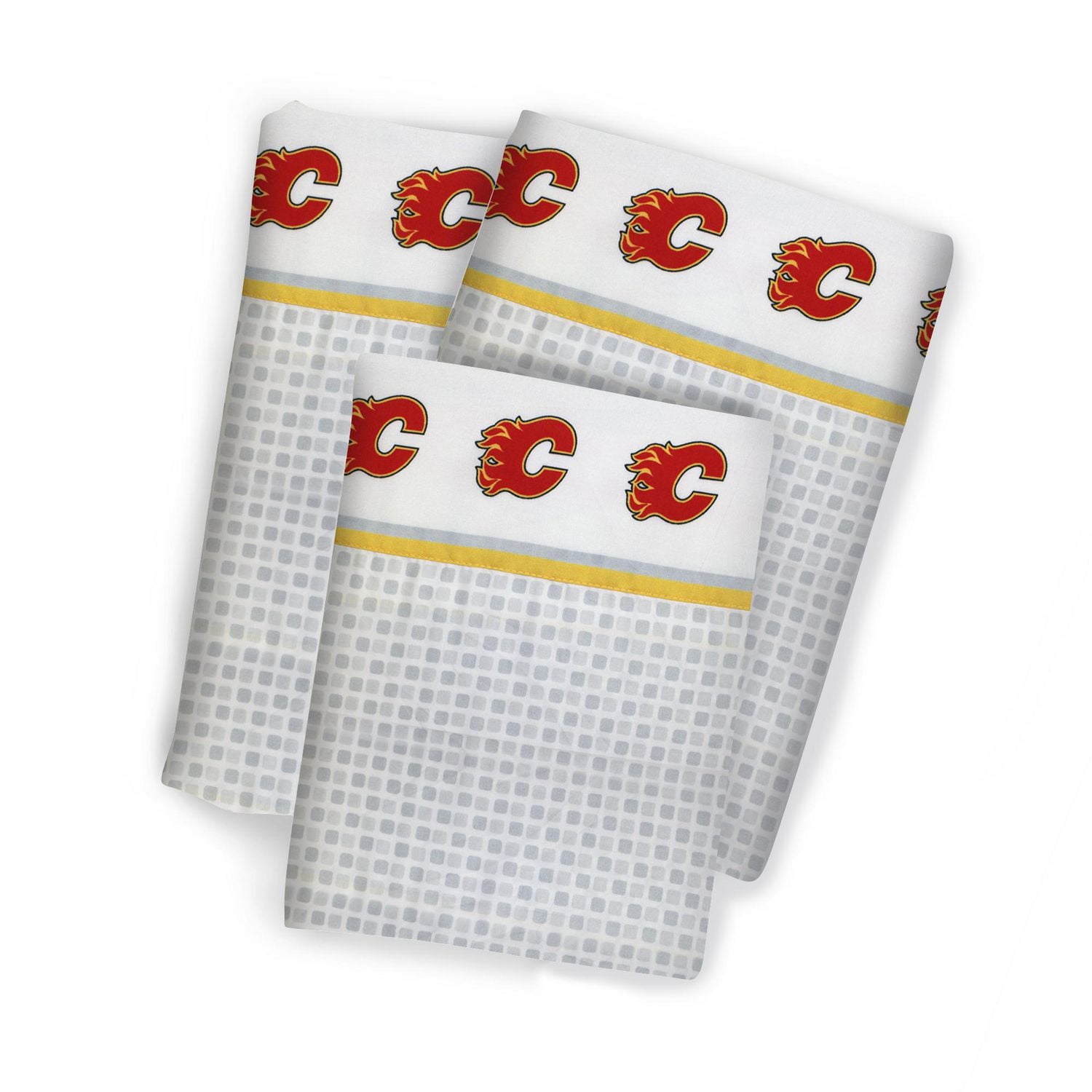 NHL Calgary Flames Twin Sheet Set