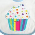 thumbnail image 4 of Inktastic 1st Birthday Cupcake Boys or Girls Baby Bib, 4 of 4
