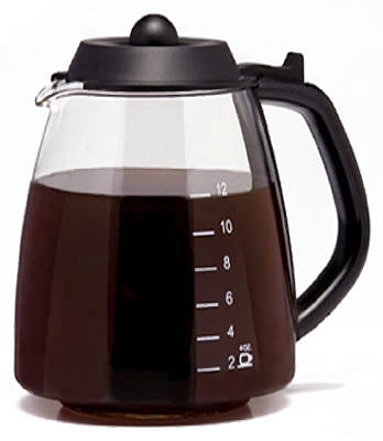 12 Cup Glass Commercial Coffee Decanter 