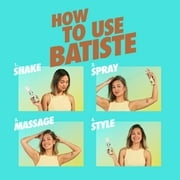 Batiste Dry Shampoo for Dark Hair, Refresh Hair and Absorb Oil Between Washes, Waterless Shampoo for Added Hair Texture and Body, 6.35 oz Dry Shampoo Bottle