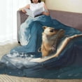 thumbnail image 6 of Sikiie Surfing Guinea Pig Ultra-Soft Micro flannel Blanket Luxury All Seasons Warm Blanket for Bedding Sofa and Travel (4 sizes)-40"x30", 6 of 7