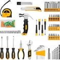 thumbnail image 4 of DEKO 126-Piece Tool Set with Drill, 8V Cordless Power Drill Combo Kit for Home Repair & DIY, Household Tool Kit, 4 of 10