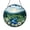 Acrylic 3.5 Inch, variant on Scenic Forest Stream Landscape Stained Glass Style Window Hanging
