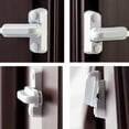 thumbnail image 4 of 180° Rotating Sash T-Lock Casement Sash Lock Plastic Door And Sash Accessories, 4 of 9