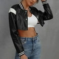 thumbnail image 4 of Durtebeua Women Leather Jackets Removable Hooded Leather Jackets, 4 of 6