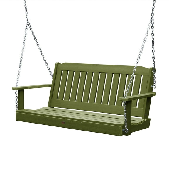 highwood® Lehigh Eco-Friendly Recycled Plastic Porch Swing, 4'