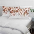 thumbnail image 3 of Eucalyptus Leaves Throw Pillow Covers Brown Leaves Idyllic Winds Farmhouses Decorative Lumbar Pillow Cover Rectangle Cushion Case for Sofa Couch Bed Living Room Bedroom 12 X 20 Inches, 3 of 9