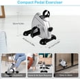 thumbnail image 5 of Mini Exercise ,  Under Desk  Pedal Exerciser Foot Cycle Arm &  Pedal Exerciser with LCD Screen Displays, 5 of 6