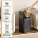 thumbnail image 5 of 2 Pack Bote de Basura Inteligente con Sensor 14L para Baño y Cocina PrettyCare Negro, 5 of 10
