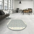 thumbnail image 4 of Ahgly Company Machine Washable Indoor Rectangle Contemporary Dark Goldray Area Rugs, 2' x 5', 4 of 7