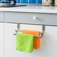 thumbnail image 2 of Stainless Steel Towel Rack Household Door Rack Bathroom Storage Shelf, 2 of 6