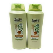 Lot de 2 shampooings et revitalisants Suave Professional aux amandes et au beurre de karité 28 FL OZ chacun