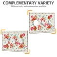 thumbnail image 2 of Triple Light Switch Pioneer Floral Wall Plate,Size 3-Gang 4.5" x 6.4” Light Switch Cover, Polycarbonate Thermoplastic Electrical Switchplate Home Decor for Kitchen Living Room Bedroom Decorate, 2 of 6