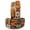 Feathers Beaded, variant on 42 Western Floral Hand-Tooled Beaded Full-Grain Leather Belt 26FK59