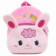 thumbnail image 1 of Mochila de felpa HUOGUO, minimochila escolar infantil con dibujos animados, 1 of 5