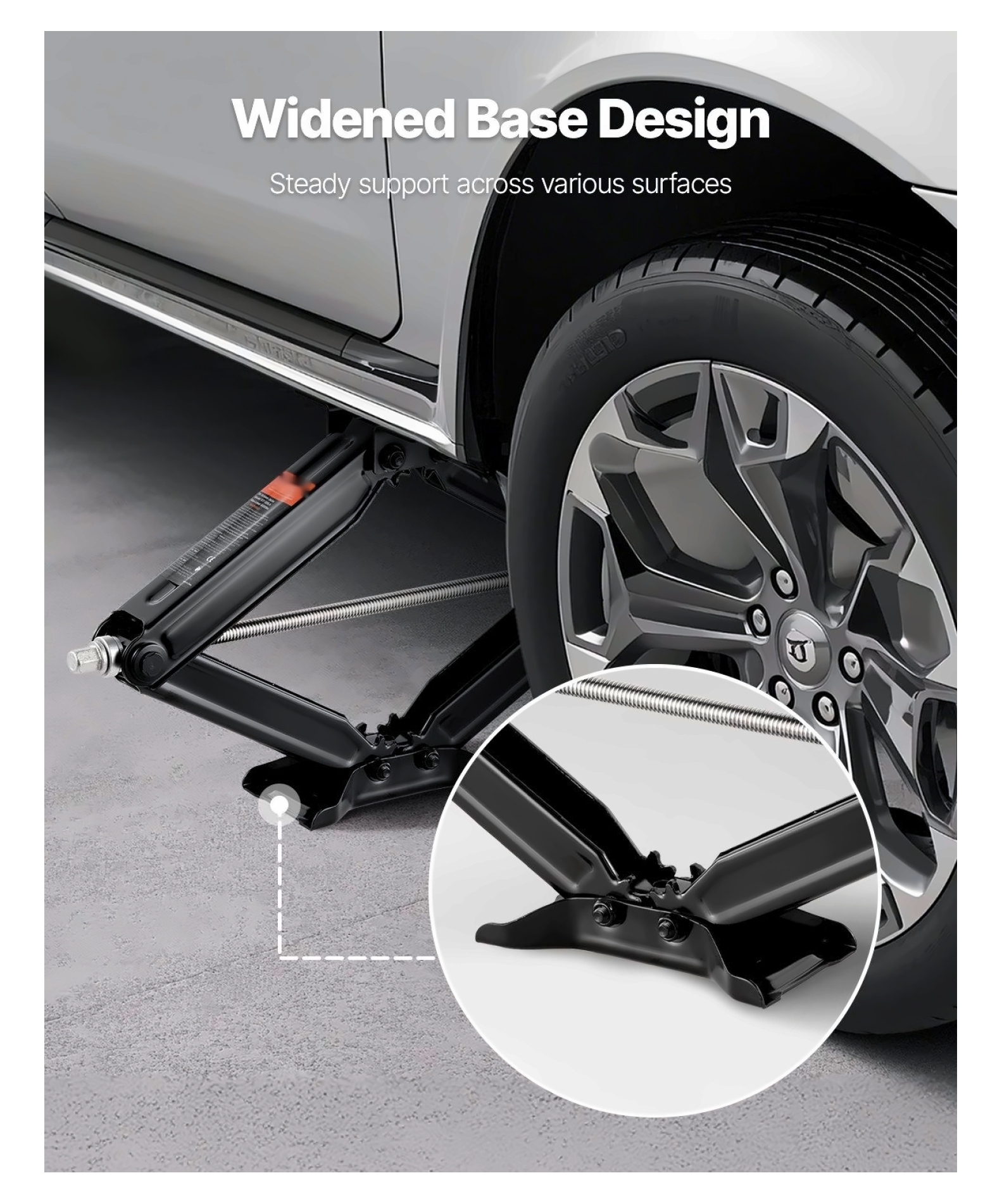 5000 lbs RV Scissor Jacks - 23.4 Inch Stabilizer Jacks for Travel Trailer Leveling, 4-Pack