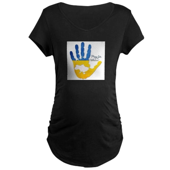 CafePress - Ukraine Maternity T Shirt - Maternity Dark T-Shirt
