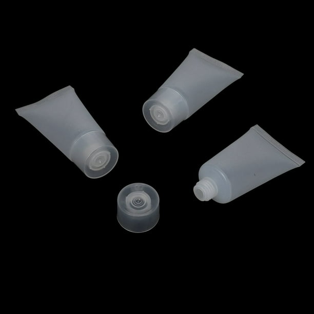 300 Piezas 15Ml Tubo Recargable Botella De LocióN VacíA Tubo Suave Con Tapa Apretar Viaje Hacer Contenedores Contenedor Recargables