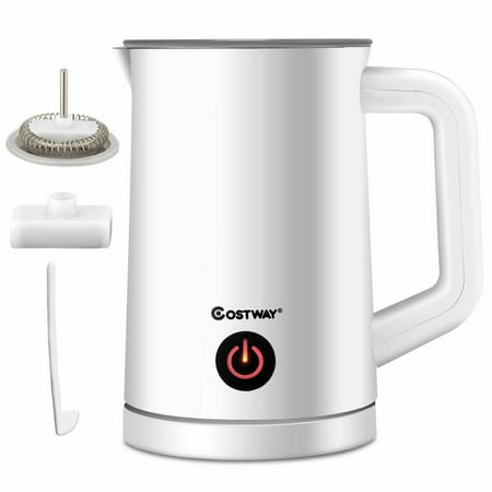 Electric Automatic Milk Frother Warmer & Heater Foam Maker Magnetic Stirring (Best Coffee Maker With Milk Frother)