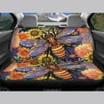 thumbnail image 6 of Pzuqiu Bee Mandala Car Seat Covers Easy Installation Car Seat Covers Full Set Easy to Install Interior Breathable Fit for Cars Truck, 6 of 10