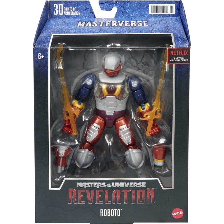 Masters of the Universe Roboto Action Figure, 7-in, Articulated