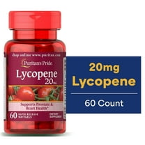 Puritans Pride Lycopene 20 Mg Softgels, 60 Count
