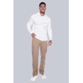 thumbnail image 1 of BAUHAUS Hooded Long Sleeve With Contrast Ripstop Pocket - Off-White, 1 of 10