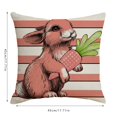 thumbnail image 2 of Bjutir Easter Pillow Covers 17.7X17.7 Inches Decorative Throw Pillow Covers Farmhouse Linen Cushion Case For Home Wedding Outdoor Indoor Decor, 2 of 5