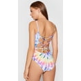 thumbnail image 3 of Polo Ralph Lauren MULTI Sprial Tie-Dye Lace Back One-Piece Swimsuit, US Medium, 3 of 4
