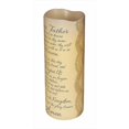 thumbnail image 1 of Carson Home Accents 107268 Candle Flameless Lords Prayer With Timer Vanilla 8 In., 1 of 1