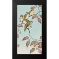 thumbnail image 2 of Koson, Ohara 14x24 Black Modern Framed Museum Art Print Titled - Birds on a branch, 2 of 5