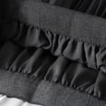 thumbnail image 5 of Haivin Maxi Skirts for Women Floral Chiffon Elastic High Waist Flowy Ruffle Long Skirt, 5 of 6
