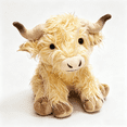 thumbnail image 4 of Highland Cow Stuffed Animal 7.9'' Realistic Scottish Cow Plush Toy Soft Farm Animal Cattle Plushie Doll Gift, 4 of 4