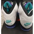 thumbnail image 5 of Ni - ke Air Jordan 5 Retro WHITE EMERALD GRAPE (2025) (GS) Youth Size 5.5 HQ7980-100 NIB, 5 of 5