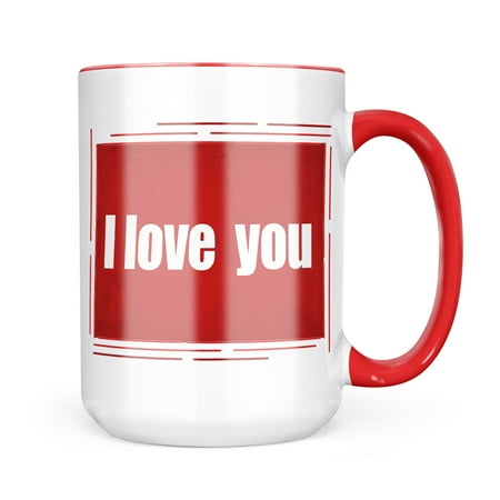 

Neonblond I Love You English Red Rose from United Kingdom Mug gift for Coffee Tea lovers