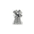 thumbnail image 3 of Solid 925 Sterling Silver Reflections Windmill Bead (8.2mm x 13.6mm), 3 of 4