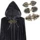 thumbnail image 3 of 4 Uds Vintage suéter remolino Clip Retro chal Collar cierre capa cárdigan Clips vestido broche para camisa Clip para niña mujer, 3 of 5