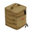 thumbnail image 1 of jinwen Sac de Rangement de Pique-Nique Étui de Transport Multifonctionnel pour Randonnée Sac à Dos Extérieur Kaki, 1 of 9