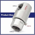 thumbnail image 5 of 1/2 Inch Heavy Duty Steel Hose Reel Swivel with Grease Fitting for Industrial Use, 5 of 5